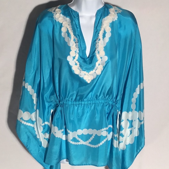 Lilly Pulitzer Tops - Lilly Pulitzer Royal Blue Drawstring Top